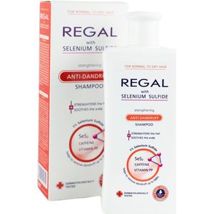 Regal Anti Roos Shampoo - Versterkend met Selenium Sulfide - voor Normaal en Droog Haar - 200ml