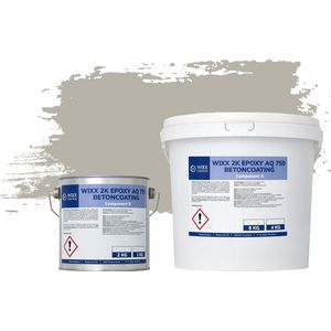 Wixx 2K Epoxy AQ 750 Betoncoating - 10kg - RAL 7038 | Agaatgrijs