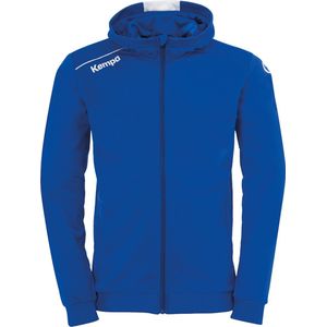 Kempa Player Hood Jacket Royal-Wit Maat M