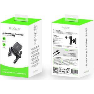 Rixus - Telefoonhouder Auto - Autohouder Voor Luchtrooster - GSM Mobiel Houder - 360 graden - inclusief USB nar lightning kabel