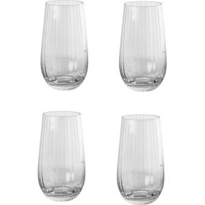 Broste Copenhagen Sandvig collectie set van 4 tumbler fris water glazen - mond geblazen 56,5 CL