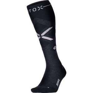 STOX Energy Socks - Skisokken voor Vrouwen - Premium Compressiesokken - Ski Sokken van Merinowol - Geen Koude Voeten - Geen Kramp - Snowboard Sokken