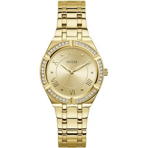 Guess GW0033L2 dames horloge 36 mm - Goudkleurig