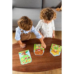 Goula 3 kleine biggetjes Memo & Lotto - Kinderpuzzel - 24 stukjes