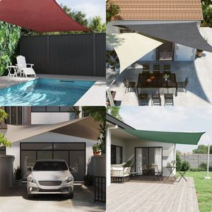 vidaXL Zonnescherm Driehoekig - 3x3x3 m - Beige Zonnescherm - Zonscreen - Oxford Doek - Waterdicht - Uv Bestendig