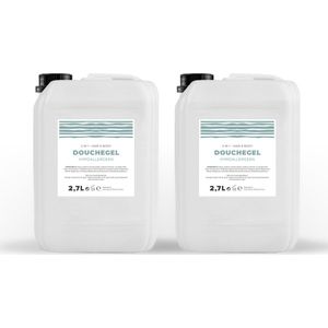 Douchegel - Hypoallergeen - 2,7 Liter - 2 Stuks - Jerrycan - Navulling