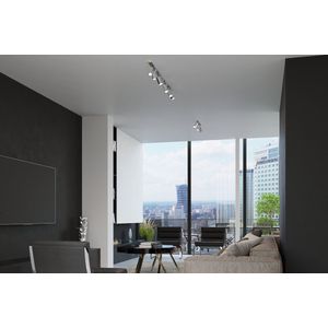 Plafondlamp - Ring 4-Lichts - Chrome - Staal