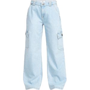 Roxy Modern Vibe Mid Denim Cargo Broek - Light Blue