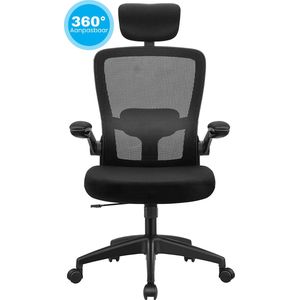 VAIVE Ergonomische Bureaustoel - Bureaustoelen - Office Chair - Voor Volwassenen - Zwart