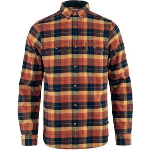 Fjällräven Singi Heavy Flannel Shirt M - Autumn leaf-dark navy - Outdoor Kleding - Fleeces en Truien - Overhemd lange mouw