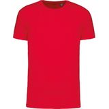Biologisch unisex T-shirt ronde hals 'BIO190' Kariban Rood - 4XL