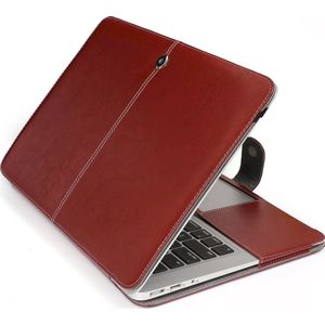 Mobigear Laptophoes geschikt voor Apple MacBook Air 13 Inch (2010-2019) Hoes MacBook Case | Mobigear Business - Bruin - Model A1369 / A1466
