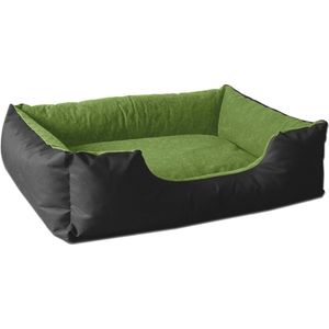 BedDog® hondenmand LUPI, vierkant hondenkussen, grote hondenbed, hondensofa, hondenhuis, met afneembare hoez, wasbaar, maat S-XXXL