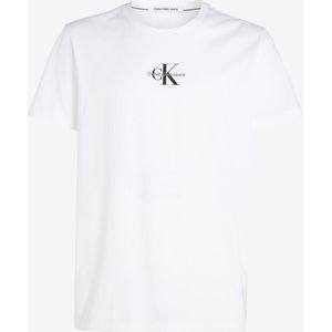 Calvin Klein - T-shirt - Korte Mouw - Regular Fit - Wit - Maat M