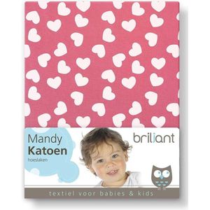 Kinderhoeslaken Mandy 60x120cm