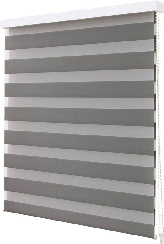 Intensions Exclusive Roljaloezie lichtdoorlatend unicolor Luxe Donkergrijs 120x160cm