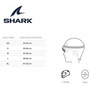 Shark Nano Street Neon motorhelm