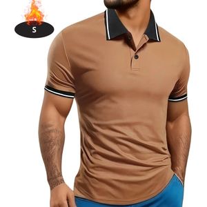 Bovista Poloshirt Heren - T-Shirt Heren - Shirt - Overhemd - Polo Shirt - Koffie - S