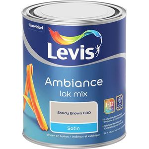 LevisAmbiance Lak Satin Mix - Shady Brown C30 - 1 L