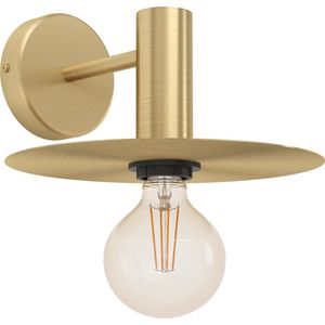 EGLO Escandell Wandlamp - E27 - 25 cm - Goud - Staal