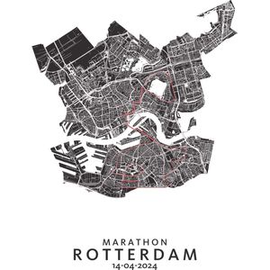 Marathon van Rotterdam - 2024 - print