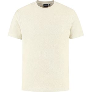 Ballin Amsterdam - Heren Regular fit T-shirts Crewneck SS - Sand - Maat M