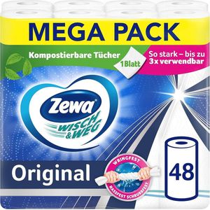 Sterke en Zachte Keukenrollen - 48 Stuk met Power-X-structuur