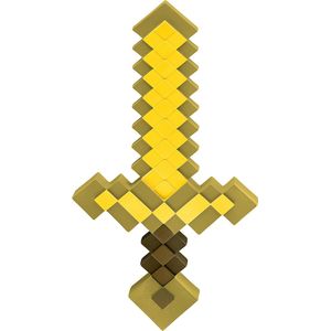 Vegaoo - Goudgeel Minecraf zwaard voor kinderen