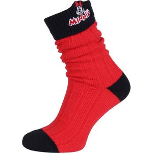 Rode, zachte, antislip sokken met verticale strepen en een afbeelding - Minnie Mouse DISNEY / 37-42