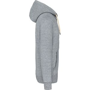 Sweatshirt Heren XL Kariban Lange mouw Slub Grey Heather 80% Katoen, 20% Polyester