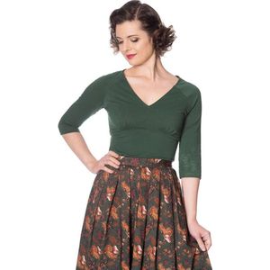 Dancing Days - CUTE & CLASSIC JERSEY Top - XL - Groen