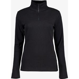 Mountain Peak dames thermoshirt met rits zwart - Maat XXL