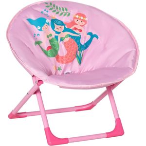 Vouwstoel kind - Campingstoel - Kinderstoel - Roze - Ø50 x 49H cm