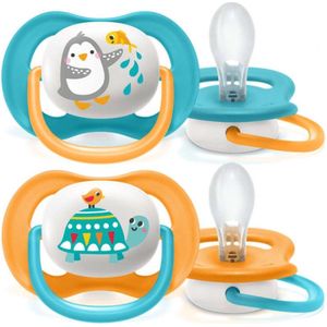 Philips Avent - Ultra Air Happy Fopspeen - 6-18 m Oranje