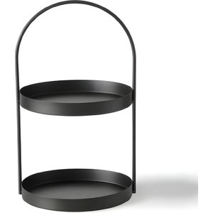 Dulaire Zwarte Etagere Modern Metaal