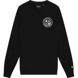 Sweater football logo - Z865 Jet zwart