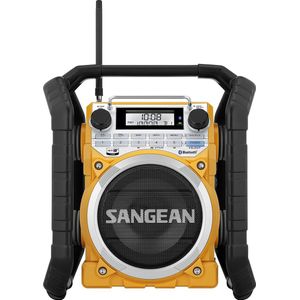 Sangean U-4 BT+ - Bouwradio met Bluetooth - Werfradio met Digitale FM - Geel