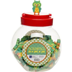 Uil Gummen 100 Stuks - Gummen voor kinderen - Schoolbenodigdheden voor Kinderen - Gom