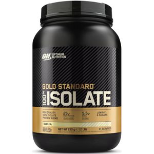 Optimum Nutrition Gold Standard 100% Isolate - Whey Protein Isolaat - Vanilla Eiwitshake - 930 gram (31 shakes)