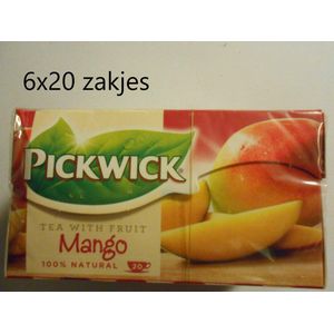 Pickwick vruchtenthee - Mango - multipak 6x20 zakjes