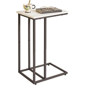 Unyqoos ® Bijzettafel met Stijlvol C-vormig Ontwerp voor Diverse Ruimtes en Interieurs
