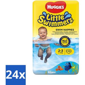 Huggies - Little Swimmers - Zwemluiers - Maat 2-3 - 12 Luiers - Voordeelverpakking - 24 stuks