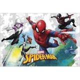 PROCOS - Plastic Spider-Man tafelkleed - Decoratie > Tafelkleden, placemats en tafellopers