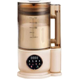 Elektrische Juicer Blender - Toutchscreen - Blender - Sojamelk machine - Keuken blender - Keuken machine - Mixer - 10 blad-mes - Beige - 1500ML