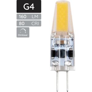 SPL G4 LED Lamp 1.5W Dimbaar - Warm Wit - 160lm - T10 - 5 Stuks