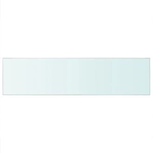 vidaXL Wandschap - Transparant - 100x25 cm - Glas Glazen Wandplank - Wandschaps - Transparant - Gehard Glas - Decoratief