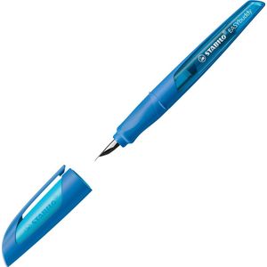 STABILO EASYbuddy - Ergonomische Vulpen - Donker Blauw / Licht Blauw - L Nib Speciaal Voor Linkshandigen