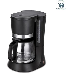 LifeStages - Koffiezetapparaat Met Thermoskan - Koffiezetapparaat Voor 12 Kopjes - Staal - 680 W