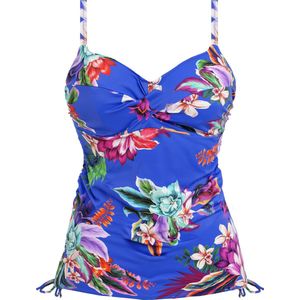 Fantasie HALKIDIKI UW TWIST FRONT TANKINI Dames Bikinitopje - Ultramarine - Maat 85E