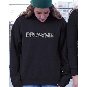 Blondie & Brownie Trui (Brownie - Maat S) | BFF Koppel Sweater | Best Friends Forever